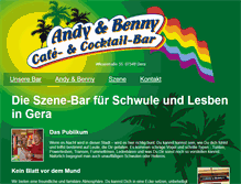 Tablet Screenshot of andy-und-benny.de